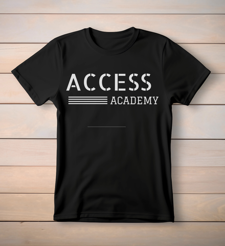 Access Academy Lines Logo - Tshirt