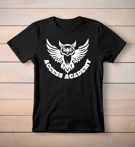 Access Academy Owl Logo - Tshirt