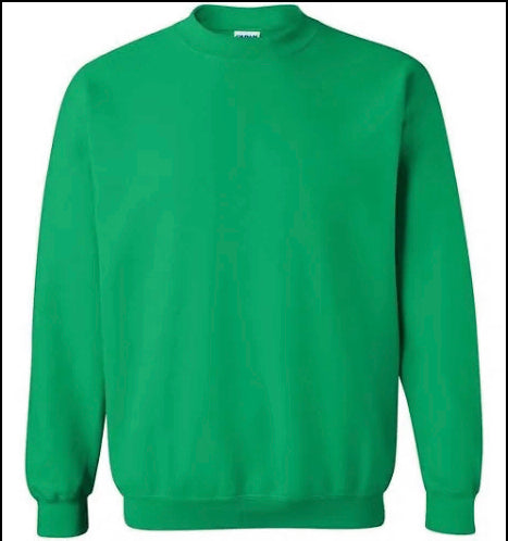 Gildan-IRISH GREEN-18000-Crewneck Sweatshirt-Adult