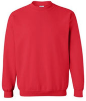 Gildan-RED-18000-Crewneck Sweatshirt-Adult