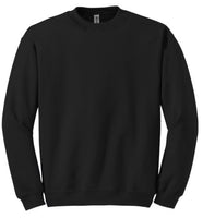 Gildan-BLACK-18000-Crewneck Sweatshirt-Adult