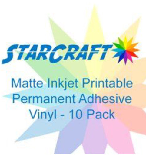 StarCraft Printable Matte Adhesive 10-Pack